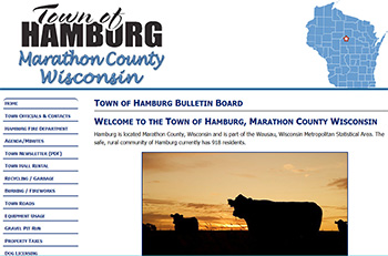 Town of Hamburg, Marathon County