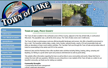 Town of Lake, Price County