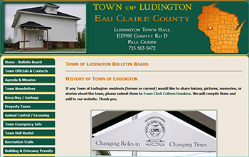 Town of Ludington, Eau Claire County